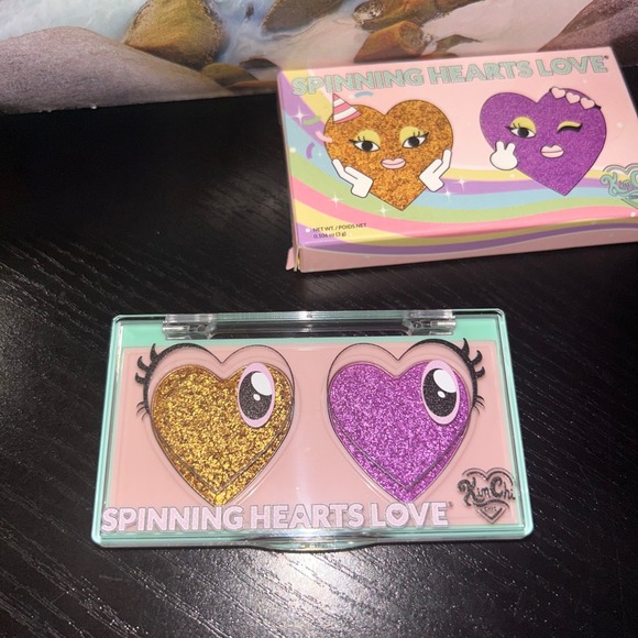Kim Chi Chic Beauty Other - KimChi Chic Beauty Spinning Hearts Love Eyeshadow Duo Sparkle & Shine